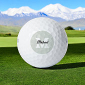 Monogram Script Calligraphy Sage Green Golfballen