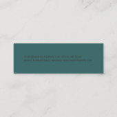 Monogram Script Hair Stylist Visitekaartje (Achterkant)