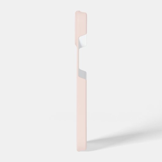 Monogram Script Handtekening Blush Pink iPhone Hoesje (Linkerkant)