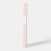 Monogram Script Handtekening Blush Pink iPhone Hoesje (Rechterkant)