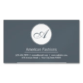 Monogram | Script Magnetisch Visitekaartje (Voorkant)