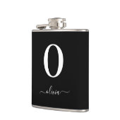 Monogram Script Name Personated Black and White Heupfles (Links)