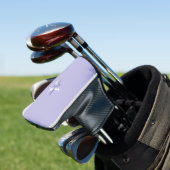 Monogram Script Paarse lavendelputter Golfheadcover (Insitu)