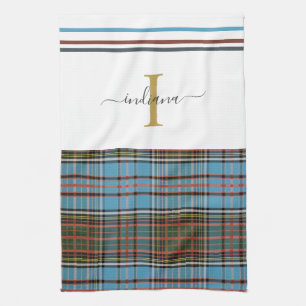 Monogram script vastgelegd Tartan Clan Anderson Ch Theedoek