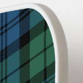 Monogram scriptnaam Pset Clan Campbell Tartan Pickleball Paddle (Links Detail)