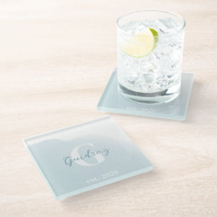 Monogram Seaglass Glas Onderzetter