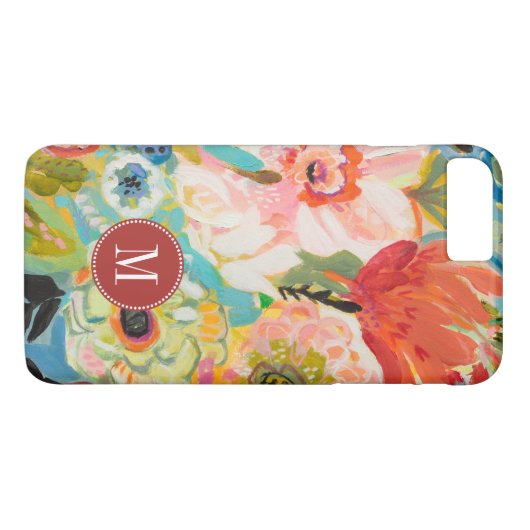 Monogram | Secret Garden Floral III Case-Mate iPhone Case (Achterkant (Horizontaal))