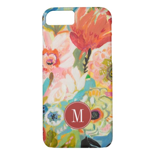 Monogram | Secret Garden Floral III Case-Mate iPhone Case (Achterkant)