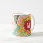 Monogram | Secret Garden Floral III Koffiemok (Voorkant rechts)