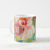Monogram | Secret Garden Floral III Koffiemok (Voorkant links)