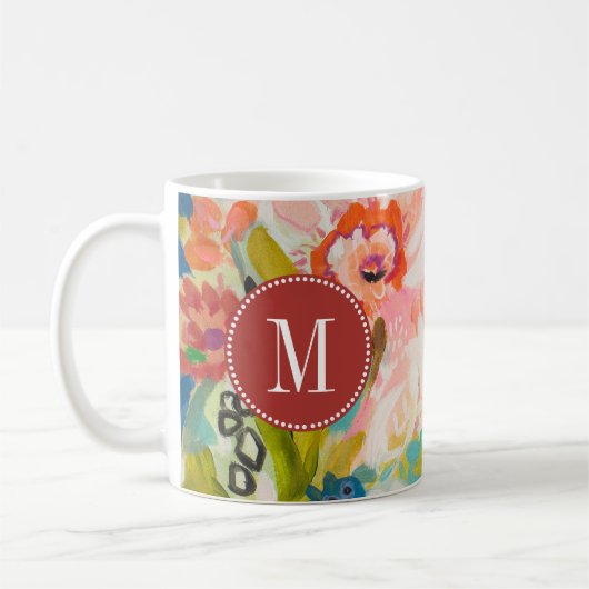 Monogram | Secret Garden Floral III Koffiemok (Links)