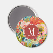 Monogram | Secret Garden Floral III Magneet (Voorkant / Achterkant)