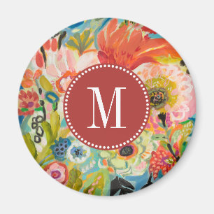 Monogram   Secret Garden Floral III Magneet