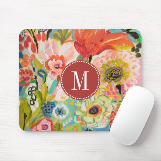 Monogram | Secret Garden Floral III Muismat (Met muis)