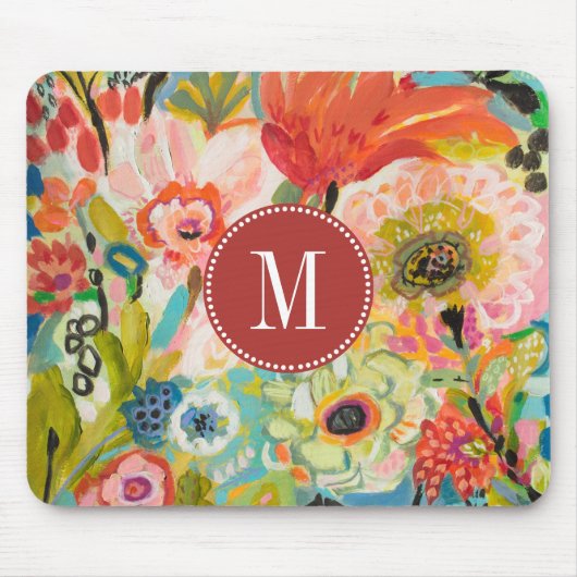 Monogram | Secret Garden Floral III Muismat (Voorkant)