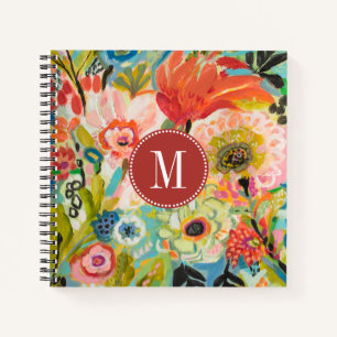 Monogram   Secret Garden Floral III Notitieboek