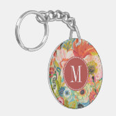 Monogram | Secret Garden Floral III Sleutelhanger (Voorkant Links)