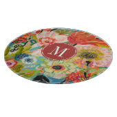 Monogram | Secret Garden Floral III Snijplank (Hoek)