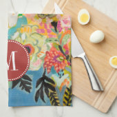 Monogram | Secret Garden Floral III Theedoek (Quarter Fold)