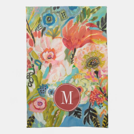 Monogram | Secret Garden Floral III Theedoek (Verticaal)