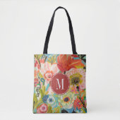 Monogram | Secret Garden Floral III Tote Bag (Voorkant)