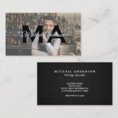 Monogram Serif | Bartender Visitekaartje (Voorkant / Achterkant)