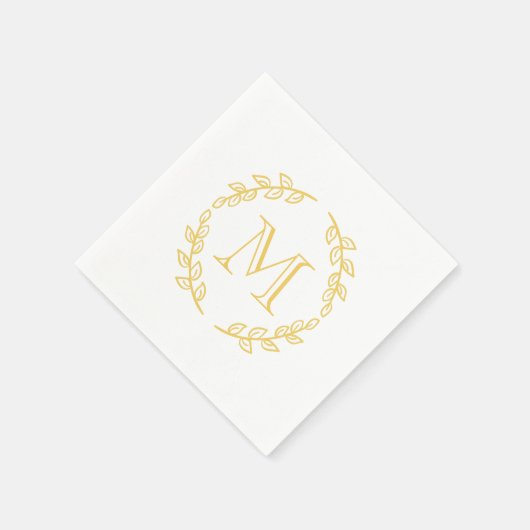  monogram servet (Hoek)