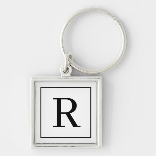 Monogram Sf Classic Serif Sleutelhanger (Voorkant)