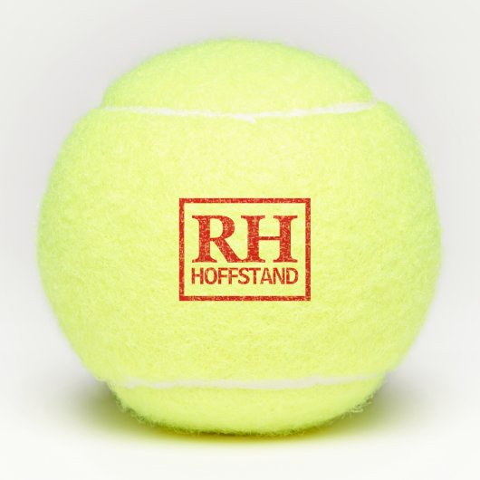 Monogram SF Rode BB Tennisballen (Voorkant)
