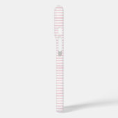 Monogram Shabby chic border Zoete pinky kers Case-Mate iPhone Case (Achterkant / Links)