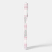 Monogram Shabby chic border Zoete pinky kers Case-Mate iPhone Case (Achterkant / Rechts)