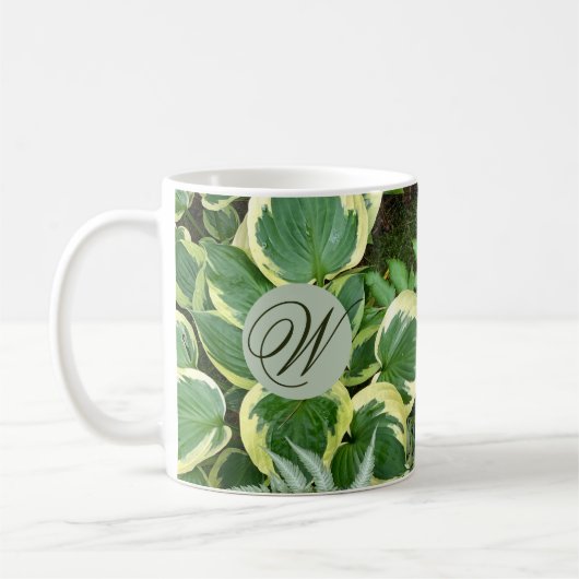 Monogram Shade Garden Fotografie Koffie Mok (Links)
