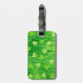 Monogram Shamrock - Aangepast Bagagelabel (Achterkant verticaal)
