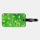 Monogram Shamrock - Aangepast Bagagelabel (Achterkant horizontaal)