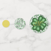 Monogram Shamrock Confetti (Voorkanten)