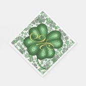 Monogram Shamrock Paper Servet (Hoek)