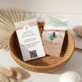 Monogram Shell Costal Property Foto Onroerend goed Visitekaartje