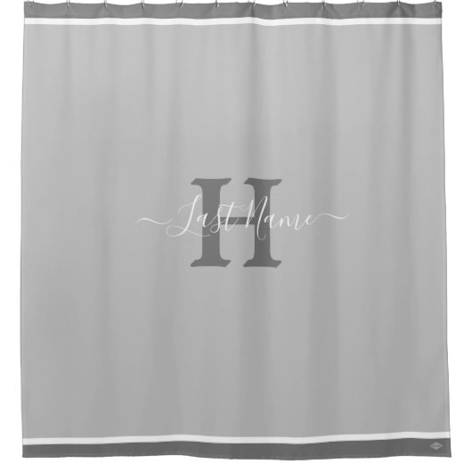Monogram Shower Curtain HAMbyWG Douchegordijn (Voorkant)