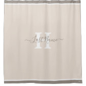 Monogram Shower Curtain HAMbyWG Douchegordijn (Voorkant)