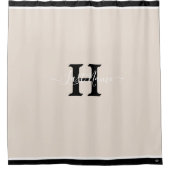 Monogram Shower Curtain HAMbyWG Douchegordijn (Voorkant)