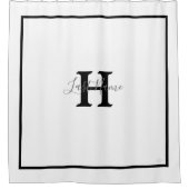 Monogram Shower Curtain HAMbyWG Douchegordijn (Voorkant)