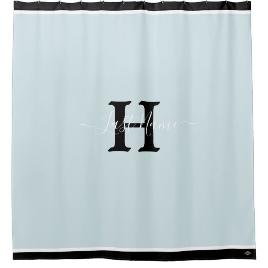 Monogram Shower Curtain HAMbyWG Douchegordijn (Voorkant)