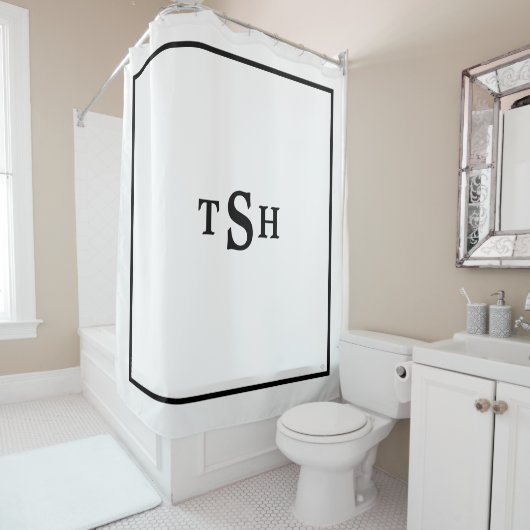 Monogram Shower Curtain HAMbyWG Douchegordijn (In situ)