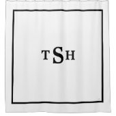 Monogram Shower Curtain HAMbyWG Douchegordijn (Voorkant)