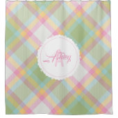 Monogram Shower Curtain - Spring Pset {S2D24} Douchegordijn (Voorkant)
