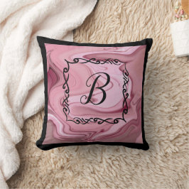 Monogram Sierkussen roze moefjes aanpassen