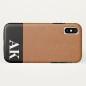 monogram sierlijk Case-Mate iPhone case (Achterkant (horizontaal))