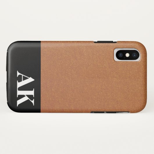 monogram sierlijk Case-Mate iPhone case (Achterkant (horizontaal))