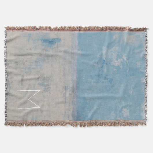 Monogram | Silver Aura Deken (Voorkant)