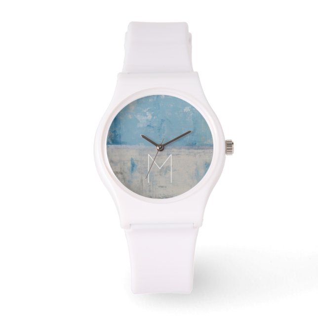 Monogram | Silver Aura Horloge (Voorkant)